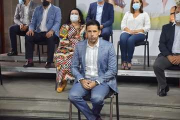 La presentación del Plan de Reactivación Económica y Social de Telde tuvo lugar este lunes en la ermita de San Pedro Mártir (Foto Francisco Javier Santana)